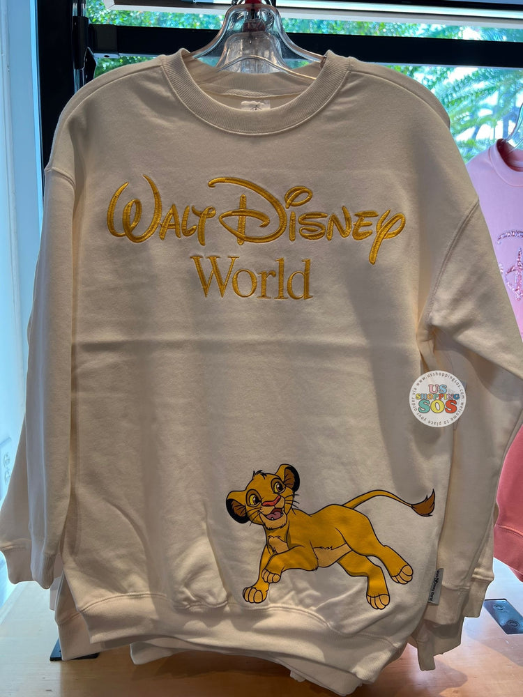 DLR/WDW - The Lion King Park Logo Cream Pullover (Adult)
