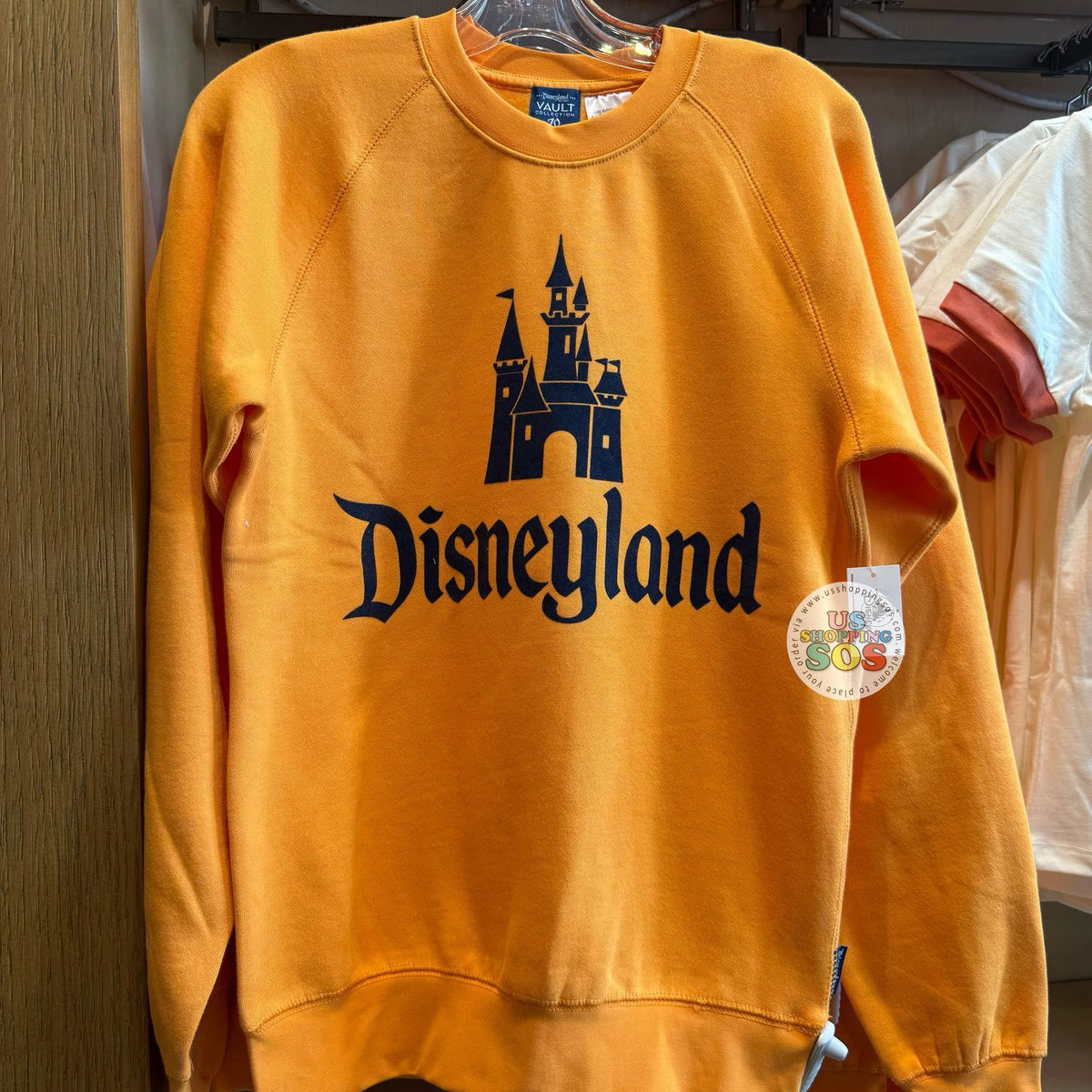 DLR - Disneyland 70th Vault - Yellow Orange Sweatshirt (Adult 