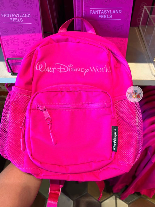 DLR/WDW - Logo Mania 2026 Fantasyland Feels - Bright Pink Park Logo Headband Friendly Mini Backpack