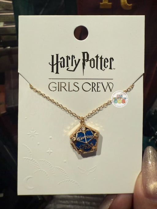 Universal Studios - The Wizarding World of Harry Potter - Girls Crew Chocolate Frog Locket Gold Necklace