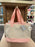 DLR/WDW - Sweetheart Moment 2026 - Mickey & Minnie Park Logo Pink Canvas Tote