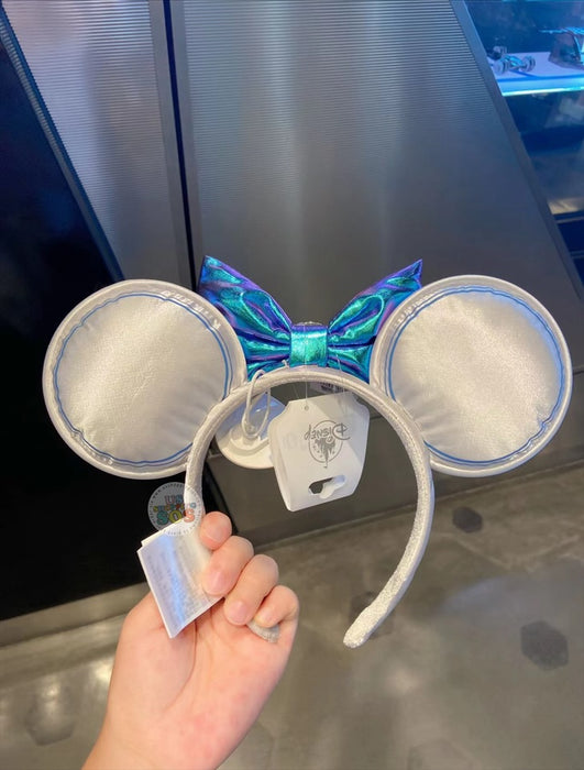 SHDL - TRON Lightcycle Power Run  Minnie Mouse Ear Headband (Color: White)