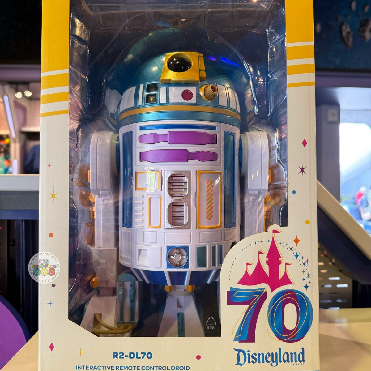 DLR - Disneyland 70th Celebration - Remote Control R2-DL70 Droid