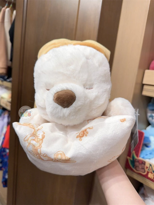 HKDL - Sleeping Winnie the Pooh & Pillow Plush Toy