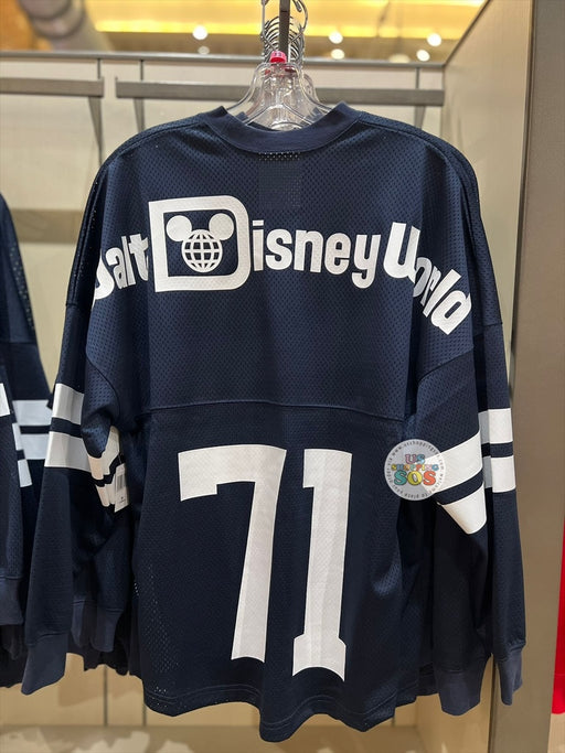 DLR/WDW - Spirit Jersey Park Logo Dark Navy Baseball Jersey (Adult)