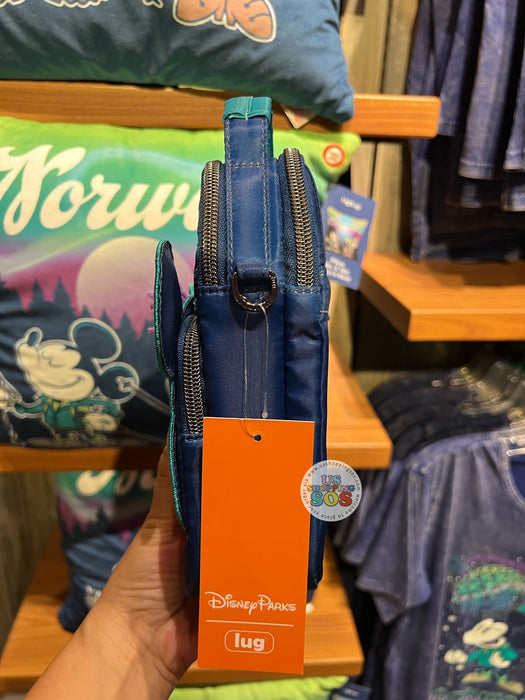 WDW - Epcot World Showcase Norway 🇳🇴 - Mickey and Minnie Aurora Time 2025 - Lug Minnie Big Face Skeeter Mini Crossbody/Belt Bag
