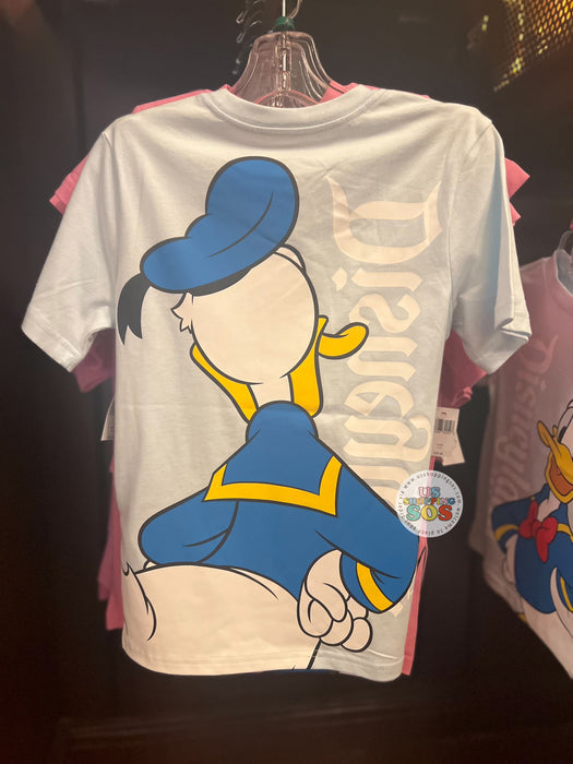 DLR/WDW - Classic Mickey & Friends - Donald Double-Sided Light Blue Graphic T-shirt (Youth)