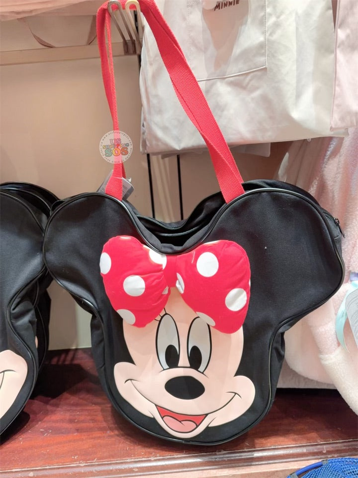 HKDL - Minnie Mouse Big Face Tote Bag