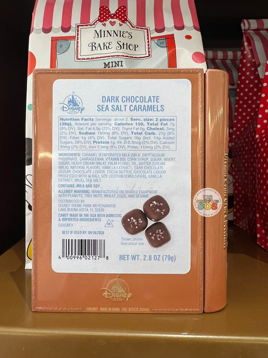 DLR/WDW - Cinderella Journal Book Dark Chocolate Sea Salt Caramels