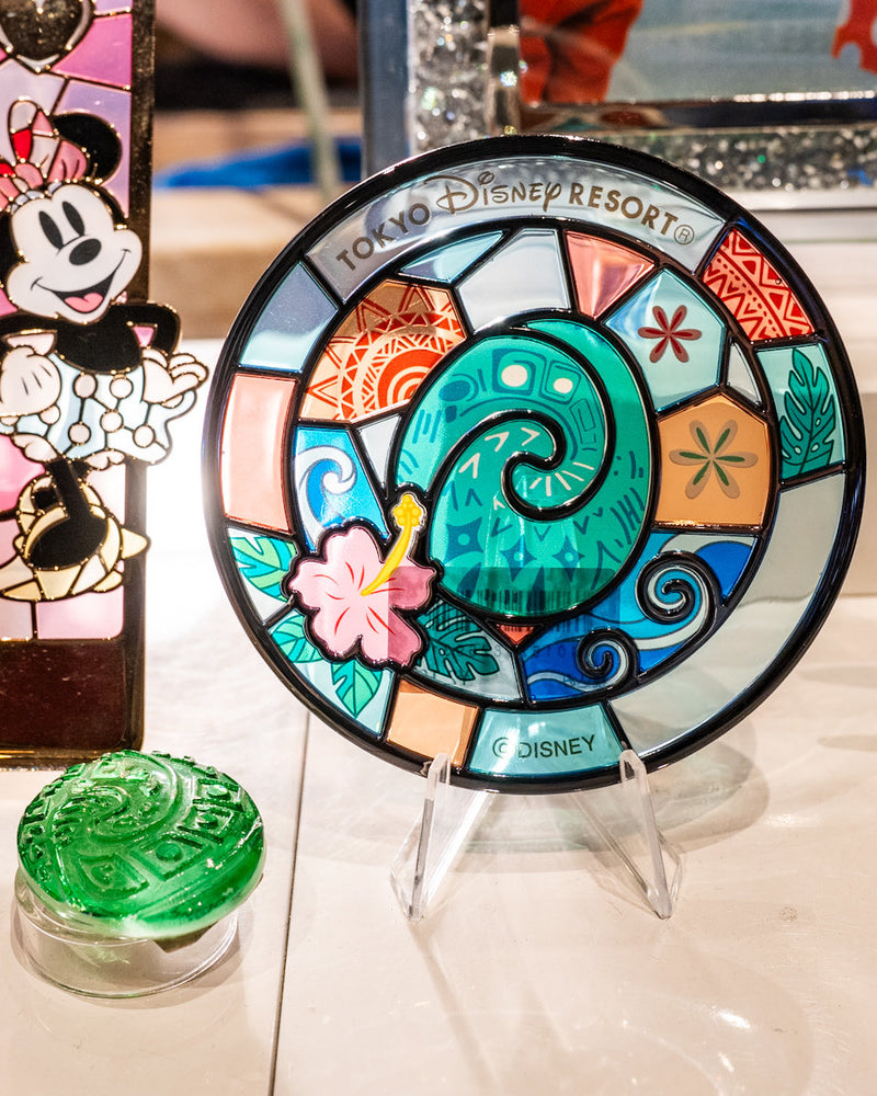 TDR - Tokyo Disney Resort & Moana Stainless Glass Coaster