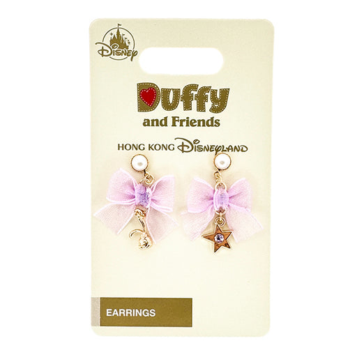 HKDL - Duffy & Friends - StellaLou Mesh Bow Earrings