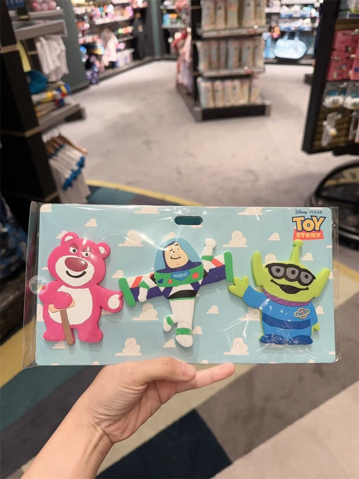 HKDL - Lotso, Buzz Lightyear & Alien Magnets Set