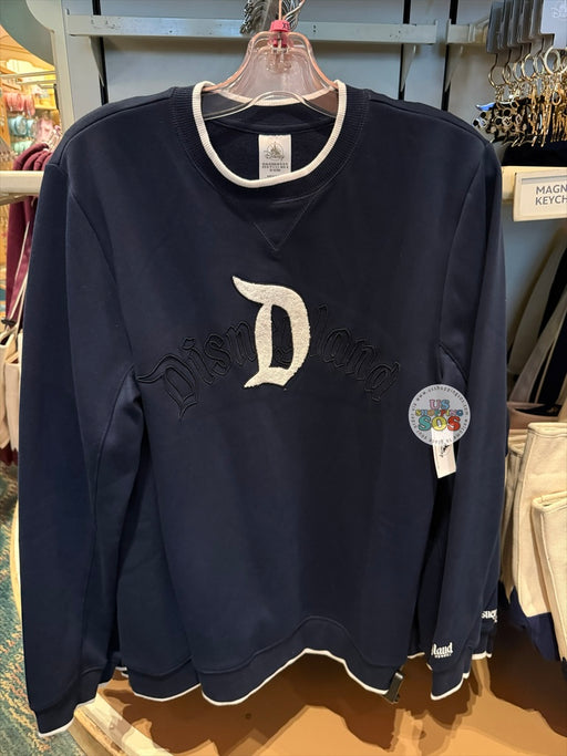 DLR/WDW - Disneyland Vintage D 2026 - Dark Navy Pullover (Adult)