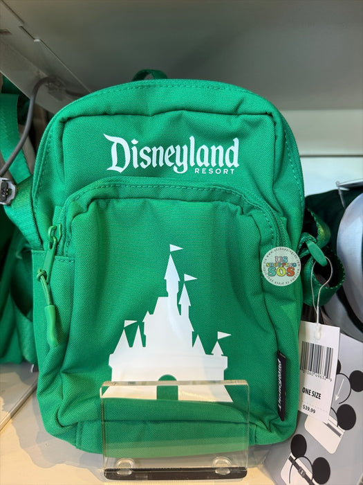 DLR/WDW - Logo Mania 2026 The Tiki Tiki Tiki Room - Emerald Green Park Logo Headband Friendly Crossbody Bag