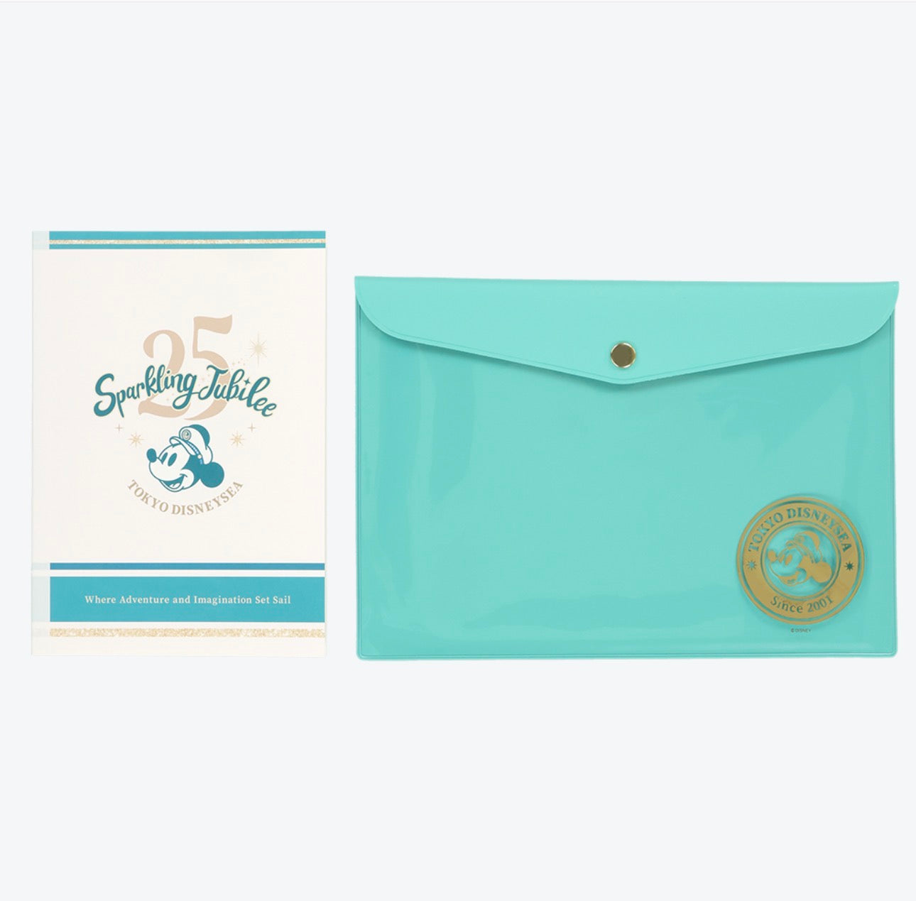 TDR - Tokyo DisneySea 25th Anniversary "Sparkling Jubilee" x Stylish Notebook and Flap Case (Release Date: Apr 8, 2026)