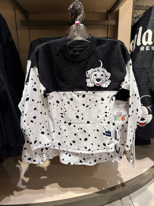 DLR/WDW - 101 Dalmatians - Spirit Jersey Lucky Park Logo Black White Pullover (Youth)