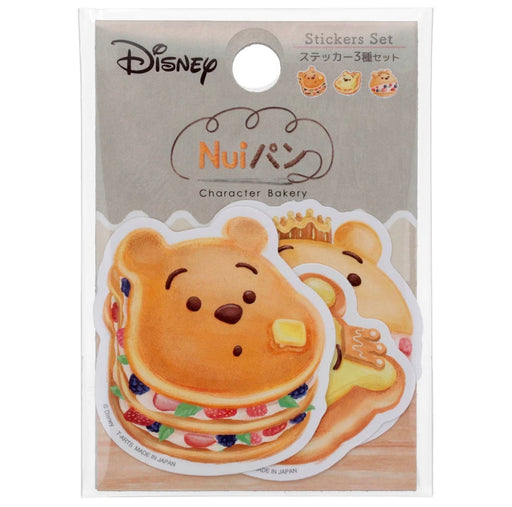 Japan Takara Tomy - Disney Character Nui Bread Sticker Set of 3 Types Pancake (Pooh) Maritozzo (Pooh) Donut (Pooh) (Release Date: Jul 18, 2026)