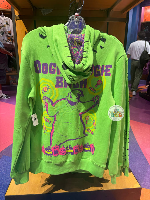 DLR - Oogie Boogie Bash 2025 - Neon Green Hoodie Zip Jacket (Adult)