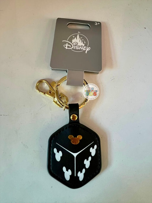 WDW Exclusive - Logo Mania 2026 Parks After Dark - Black Dice Icon Keychain