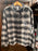 DLR/WDW - Park Logo Black/White Flannel Plaid Shirt (Adult)