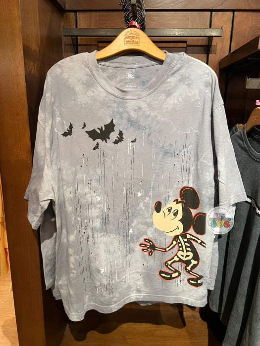 DLR/WDW - Halloween Mickey Skeleton Tie-Dye Graphic T-shirt (Adult)