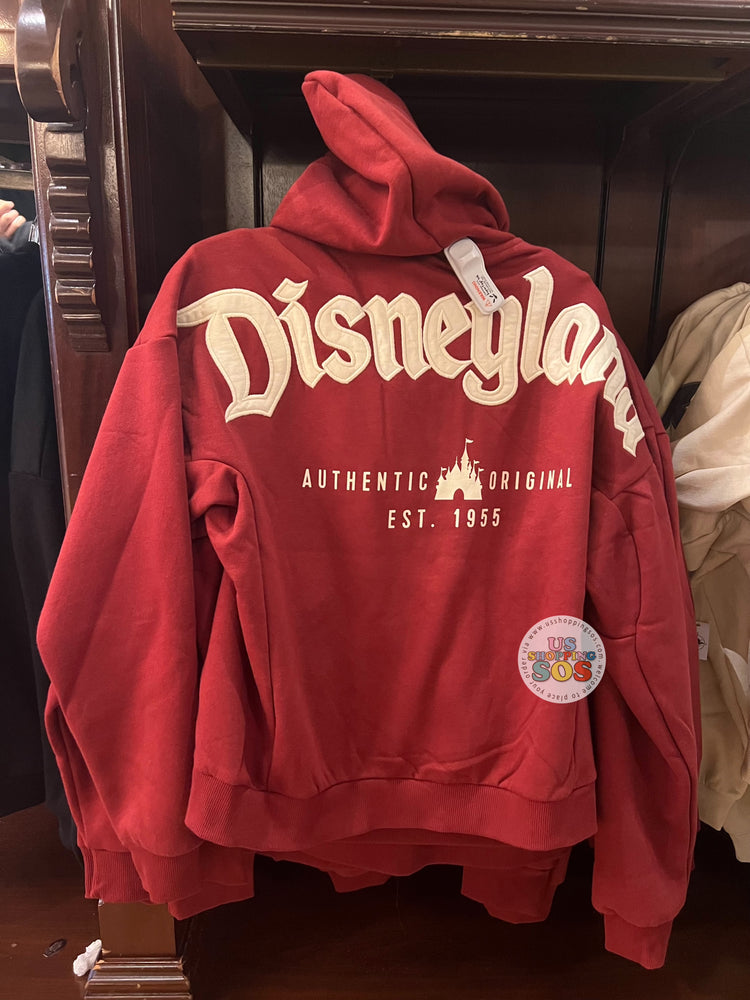 DLR/WDW - Castle Authentic Original Est Crimson Hoodie Jacket (Adult)