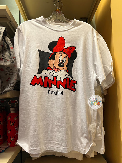 DLR - Classic Mickey & Friends - Minnie "Disneyland Resort" White Graphic T-shirt (Adult)