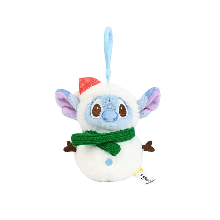 China Exclusive- Stitch ‘Snowman’ Shaped Plush Keychain