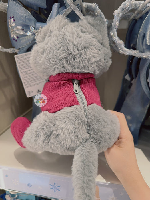 HKDL - 2025 World of Frozen x Kitten With Red Scarf Plushy Shoulder Bag