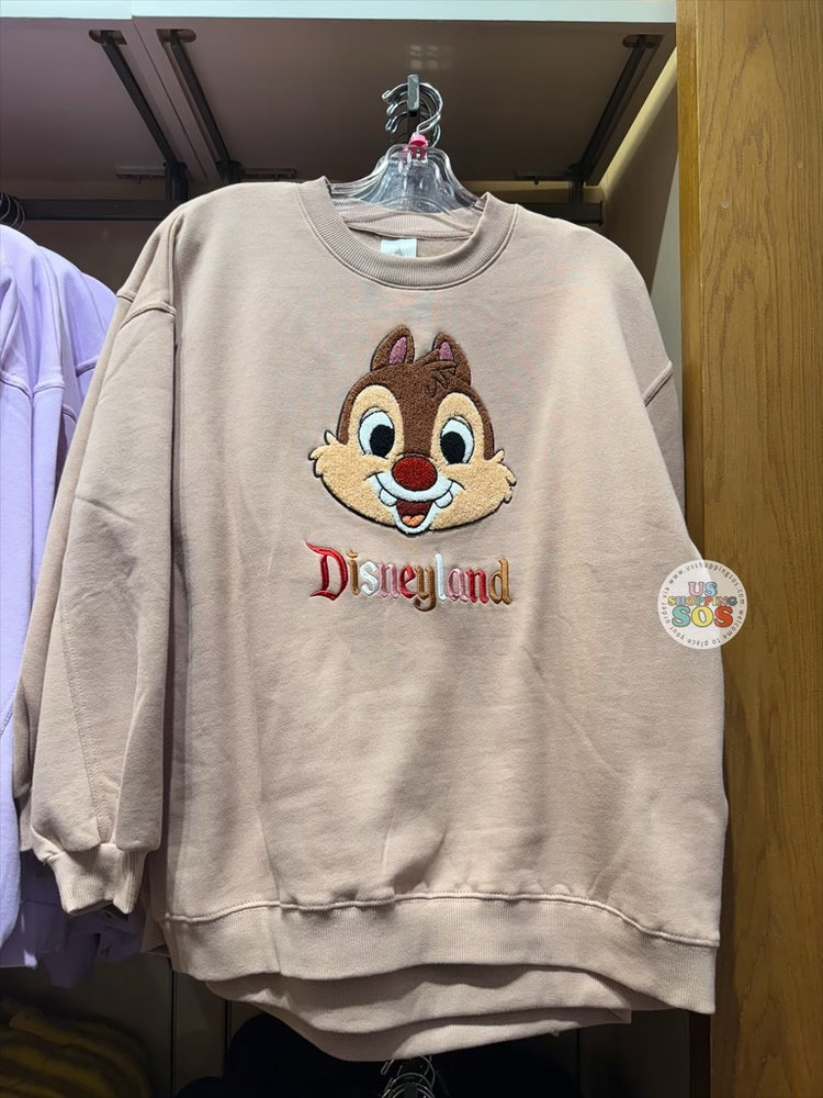 DLR/WDW - Dale Face Icon Park Logo Toffee Fleece Pullover (Adult)