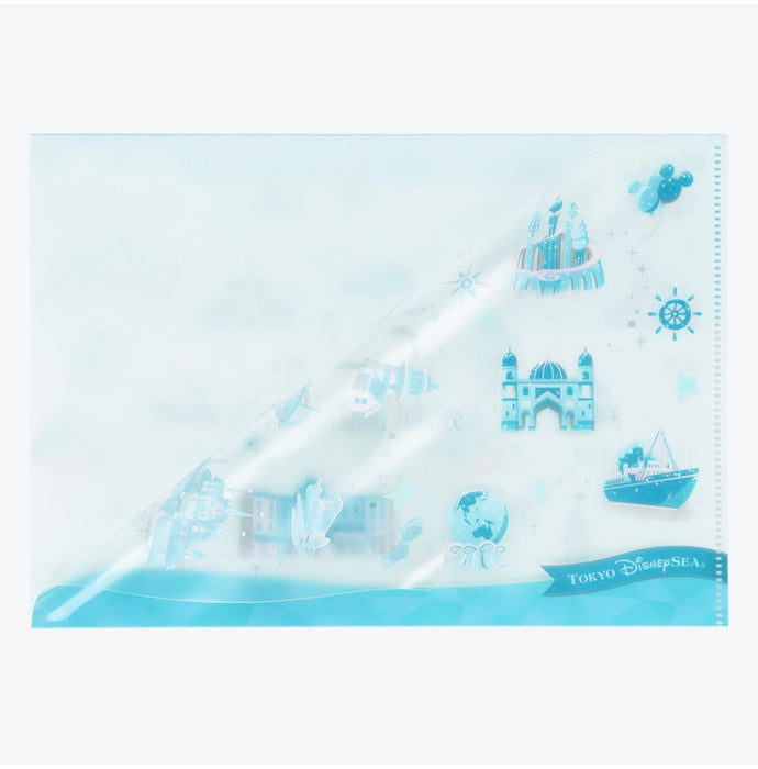 TDR - Tokyo DisneySea 25th Anniversary "Sparkling Jubilee" x Mickey & Friends Clear Holder Set of 3 (Release Date: Apr 8, 2026)