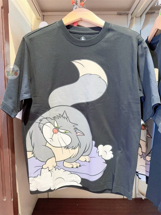 HKDL - Cinderella Lucifer & Cushion T Shirt for Adults