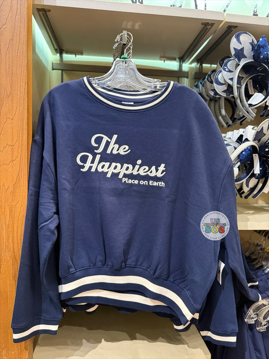 DLR/WDW - Disneyland 1955 The Happiest Place on Earth Navy Pullover (Adult)