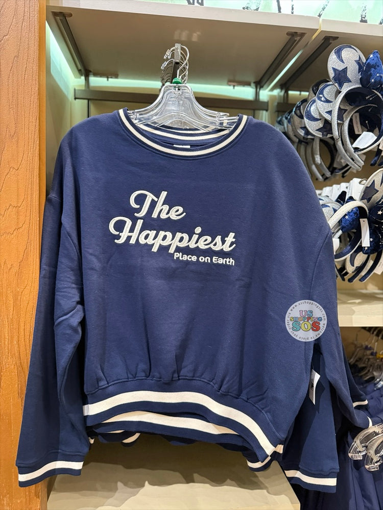 DLR/WDW - Disneyland 1955 The Happiest Place on Earth Navy Pullover (Adult)