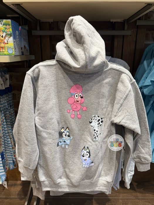 DLR/WDW - Bluey 2026 - Light Grey Hoodie Jacket (Kids)