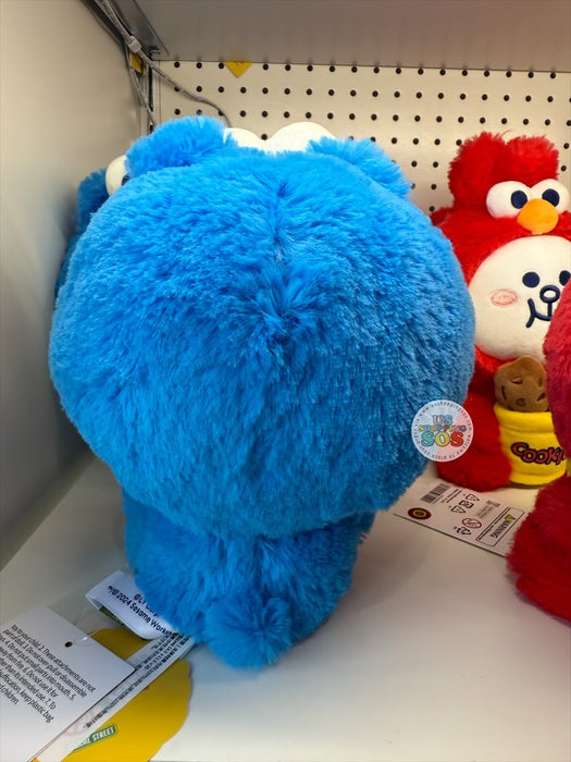 Universal Studios - Line Friends x Sesame Street - Brown Cookie Monster Plush Toy