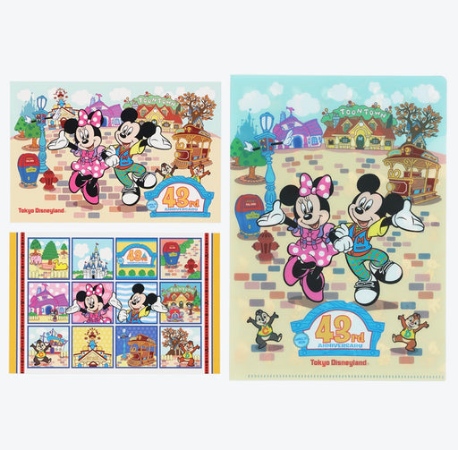 TDR - 2026 Tokyo Disneyland 43rd Anniversary Collection x Mickey Mouse & Friends Post Cards & Clear Folders Set (Release Date: Apr 15, 2026)