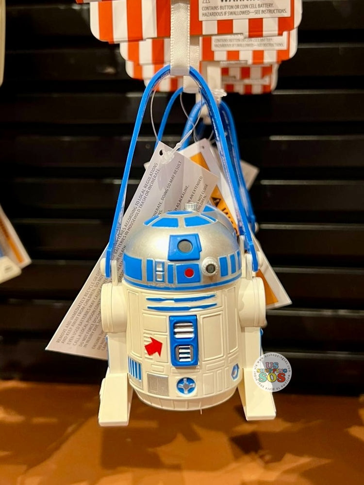 DLR/WDW - Star Wars R2-D2 Light-Up Popcorn Bucket Ornament