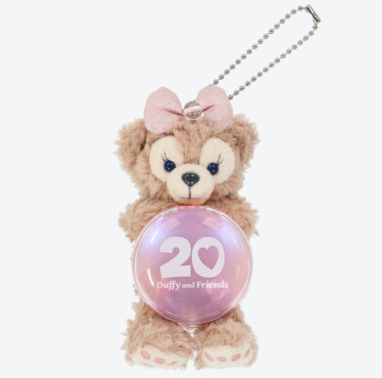 TDR - Duffy & Friends 20th Anniversary: Colorful Happiness x ShellieMay "Sitting" Plush Keychain (Release Date: Apr 8, 2025)