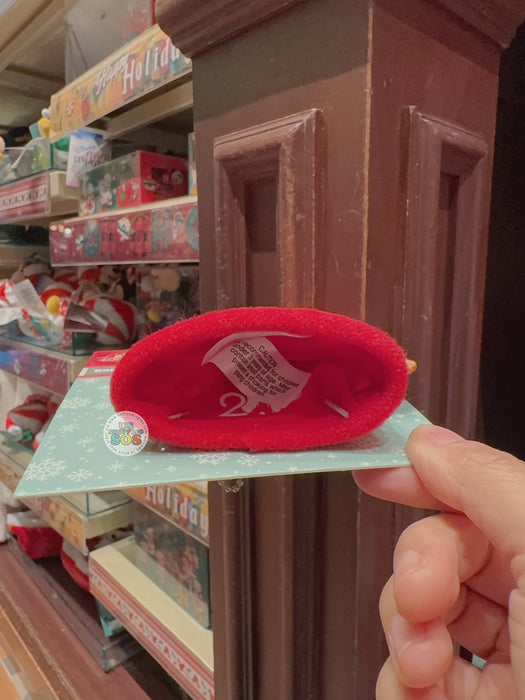 HKDL - 2025 Christmas Mickey & Friends x Winnie the Pooh SouvenEAR Mini Party Hat Keychain/Bag Charm