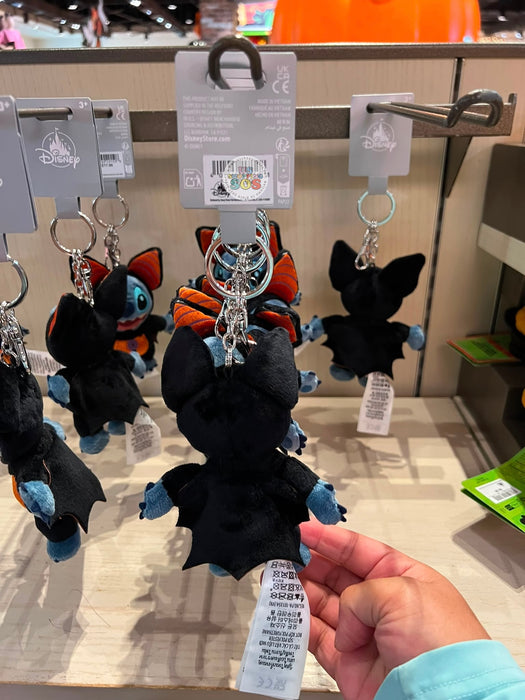 DLR/WDW - Halloween 2026 Mickey Mouse & Family Collection x Stitch "Bat" Plush Keychain