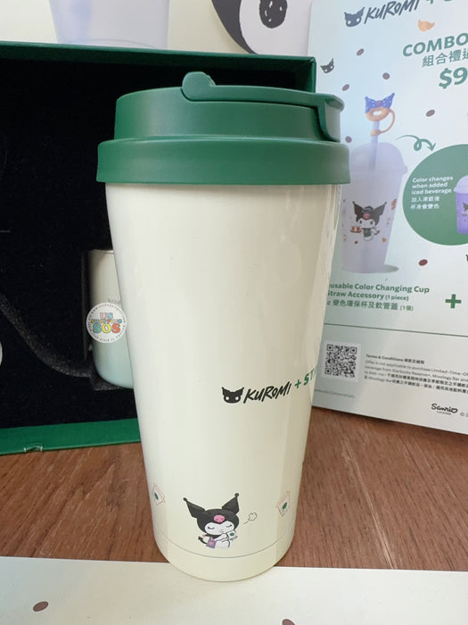 Starbucks Hong Kong - KUROMI + Starbucks 16oz Stainless Steel Tumbler with Metal Keychain