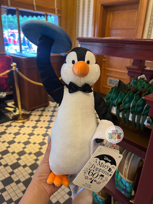 DLR/WDW - Mary Poppins 60th Anniversary - Penguin Waiter Plush Toy