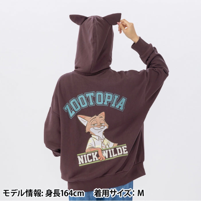 TDR - 2026 Zootopia x Nick Wilde with Ears Zip Hoodies for Adults (Release Date: Oct 8, 2026)