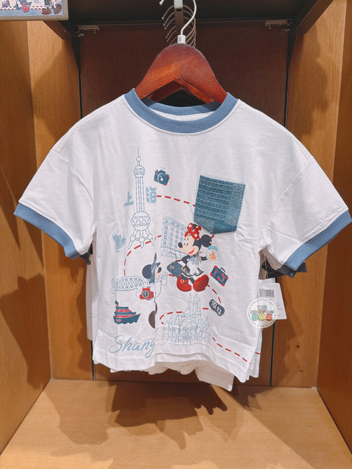 SHDL - 2026 Mickey and Friends
Denim City Walk Collection x Mickey & Minnie Mouse T Shirt for Kids
