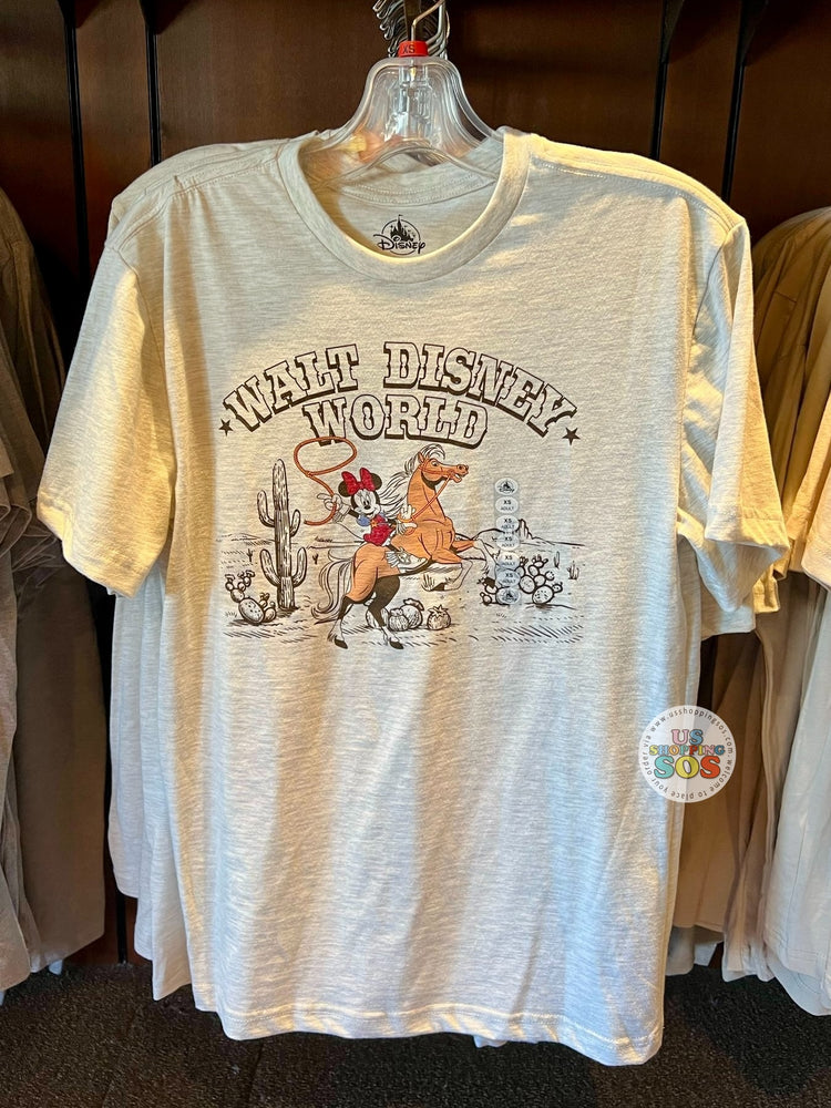 DLR/WDW - Minnie Mouse Cowboy Wheat Graphic Tee (Adult)