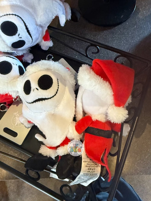 DLR/WDW - The Nightmare Before Christmas 2026 - Santa Jack Skellington Plush Keychain