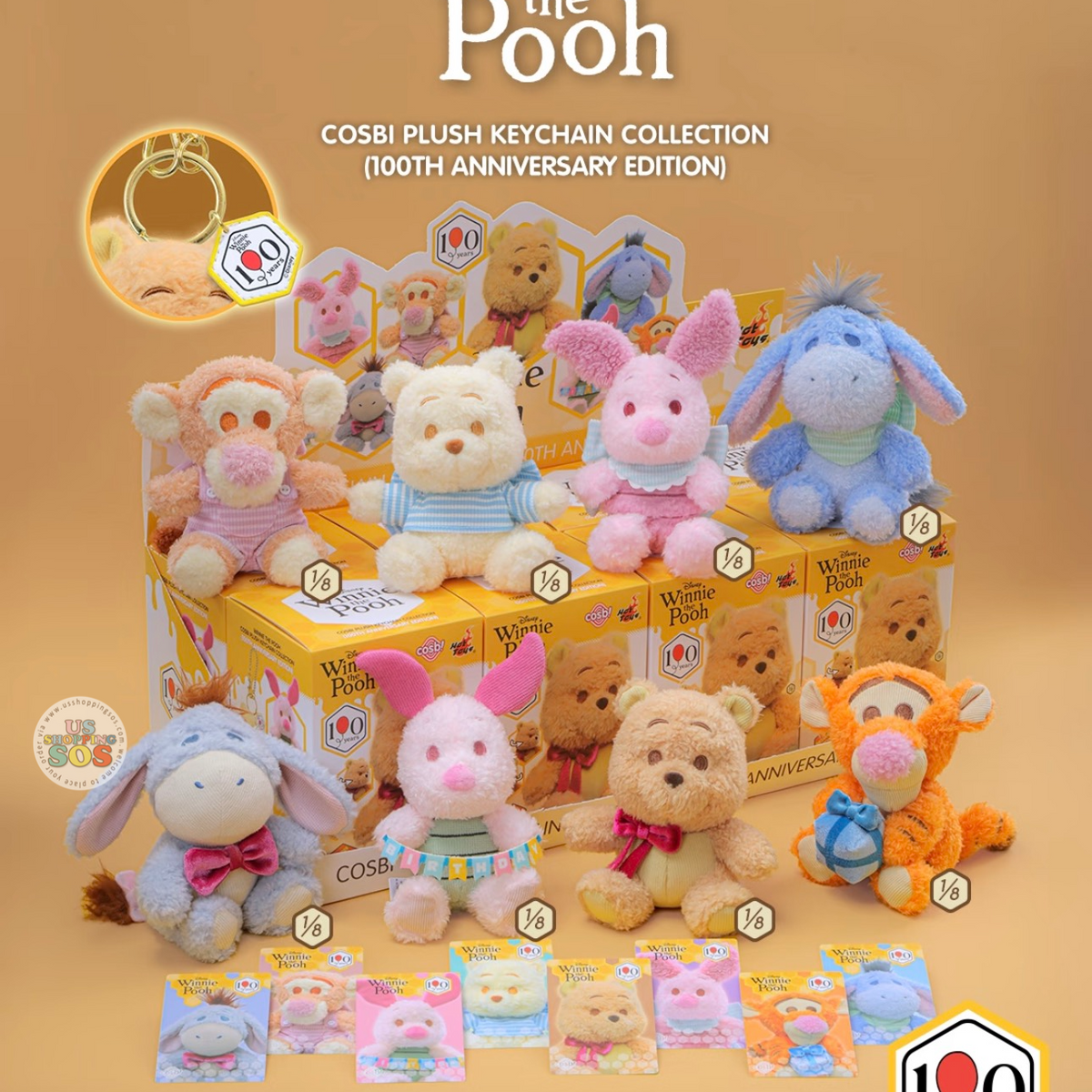 Hot Toys Cosbi - 2026 Winnie the Pooh & Friends 100th Anniversary