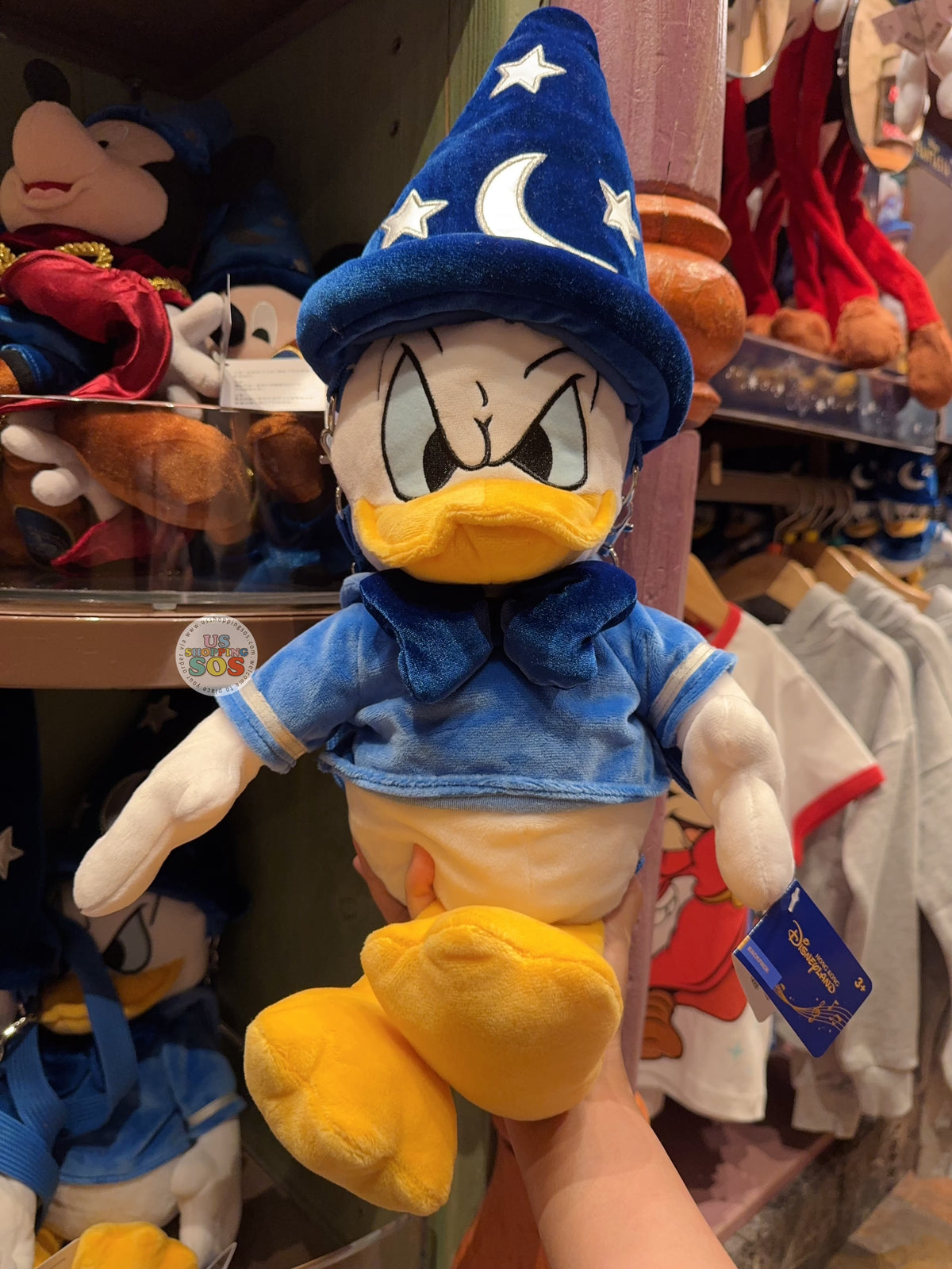 HKDL - Mickey's PhilharMagic Donald Duck Sorcerer Plush Shaped