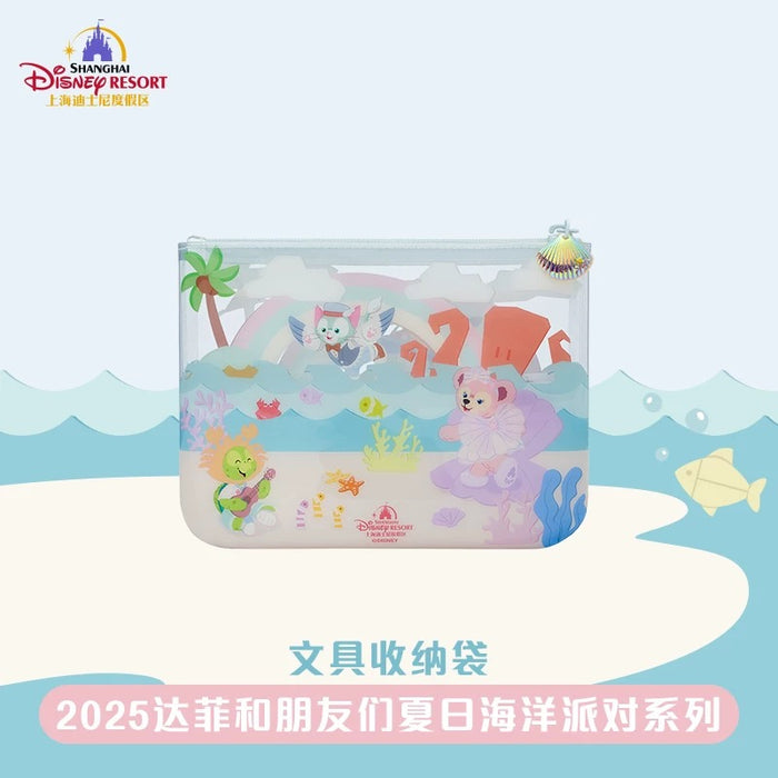 SHDL - 2025 Duffy & Friends Summer Ocean Collection x Duffy & Friends Stationary Storage Bag (Release Date: July 8, 2025)